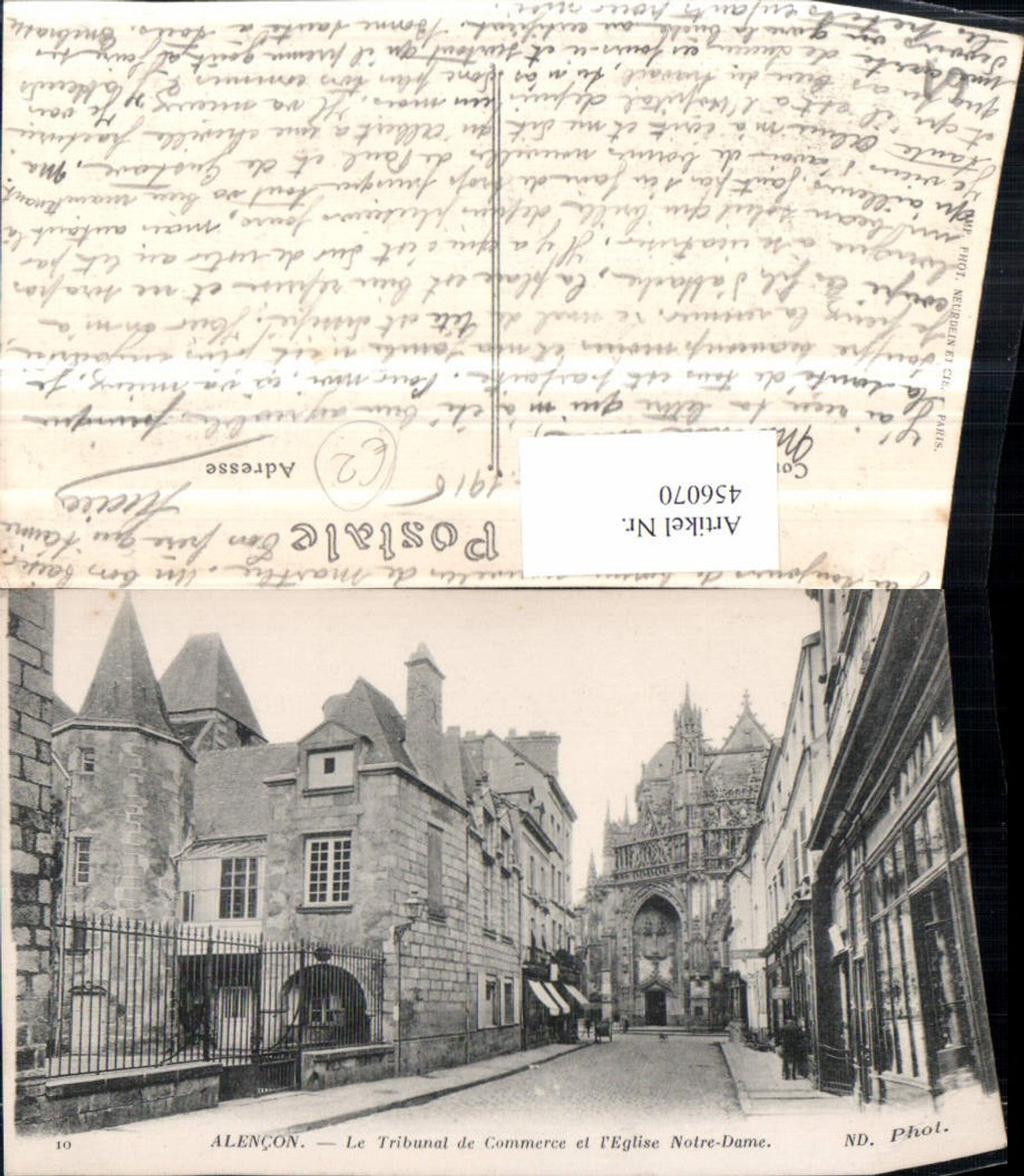 456070,Basse-Normandie Orne Alencon Tribunal Commerce et Eglise Kirche