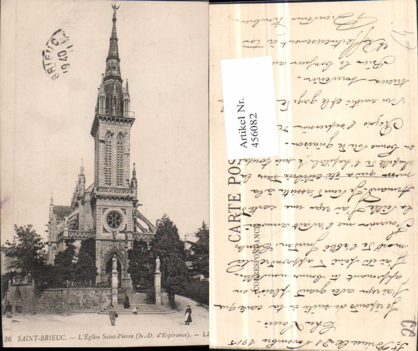 456082,Bretagne Cote-Amor Saint-Brieuc Eglise Saint-Pierre Kirche