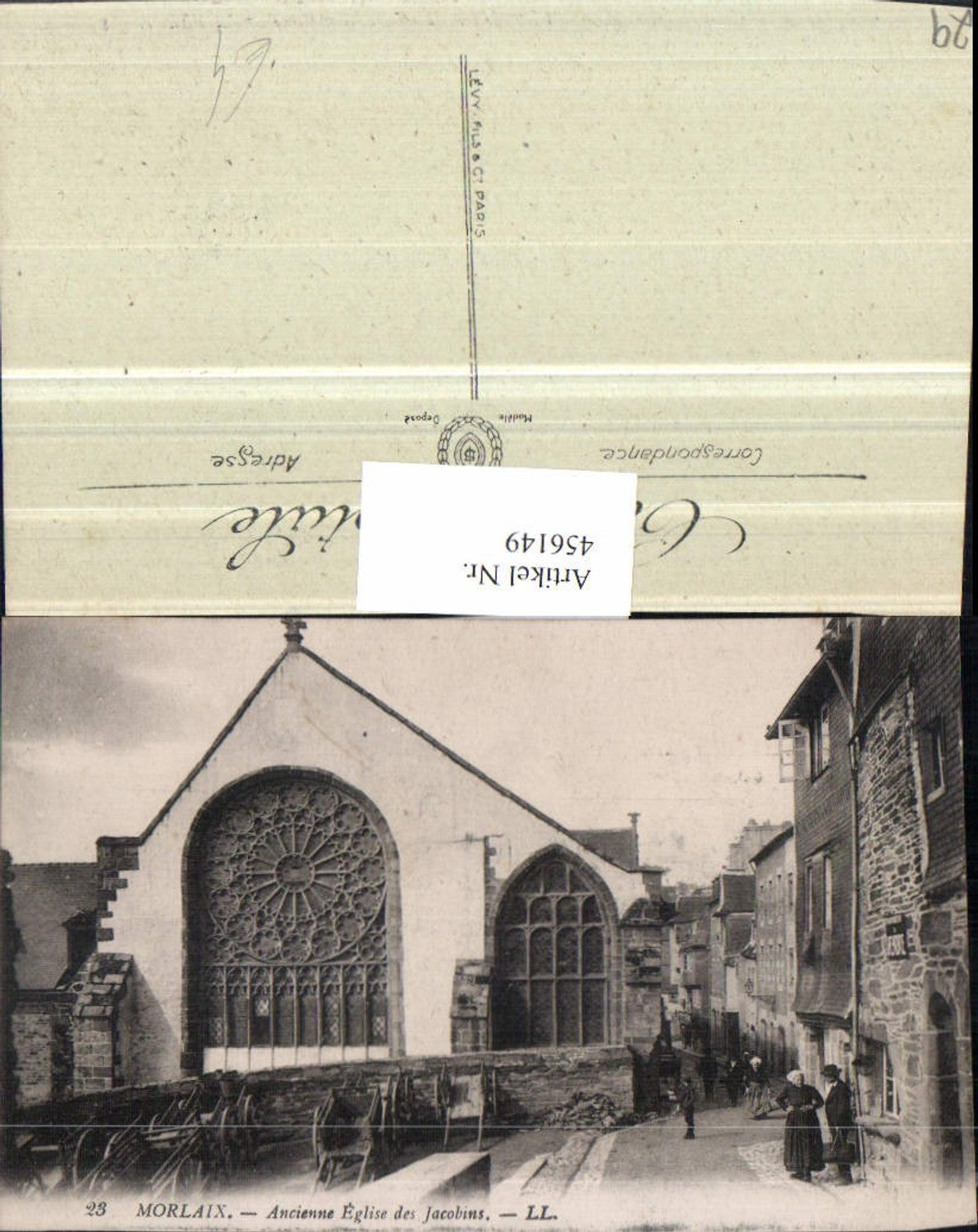 456149,Bretagne Finistere Morlaix Eglise des Jacobins Kirche