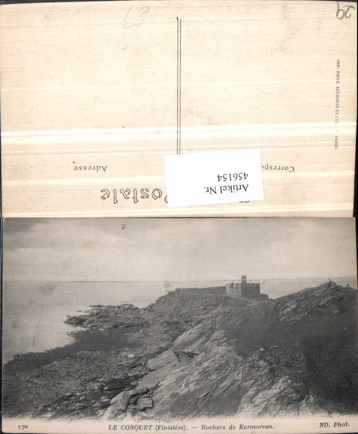 456154,Bretagne Finistere Le Conquet Rochers de Kermorvan Küste