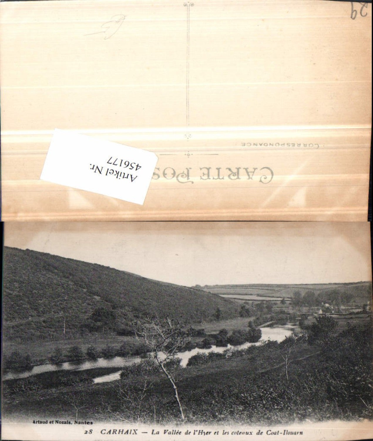 456177,Bretagne Finistere Carhaix Vallee de Hyer Landschaft