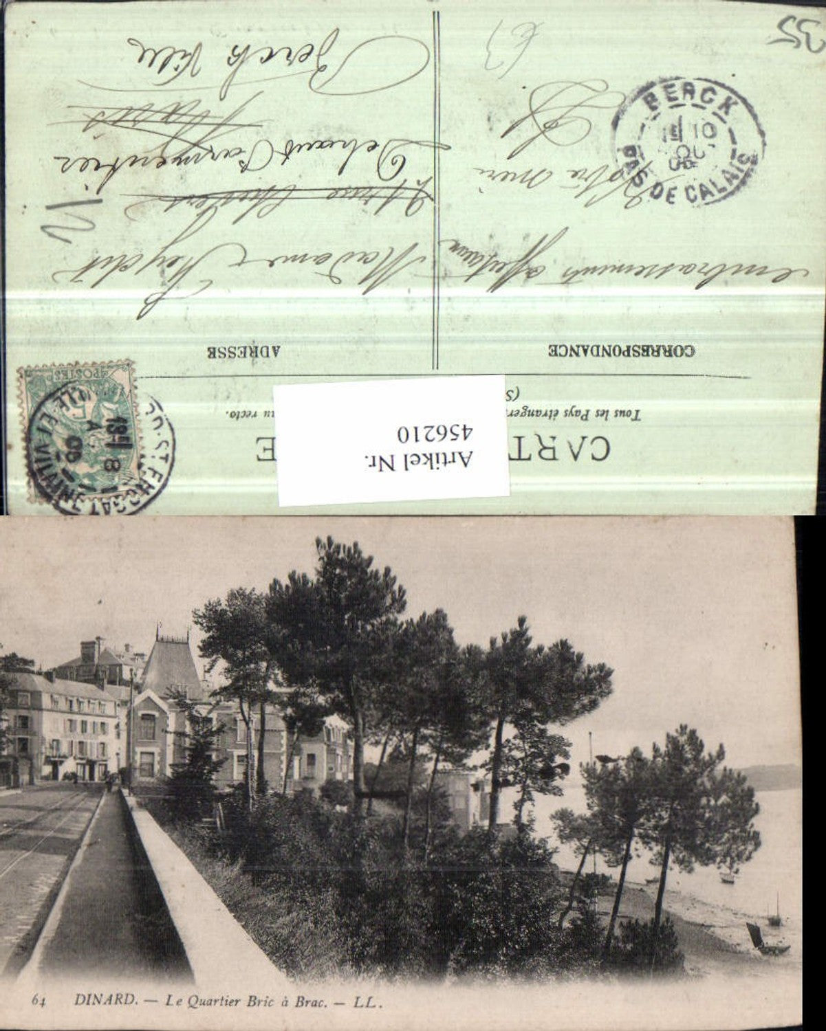 456210,Bretagne Ille-et-Vilaine Dinard Quartier Bric a Brac Küste