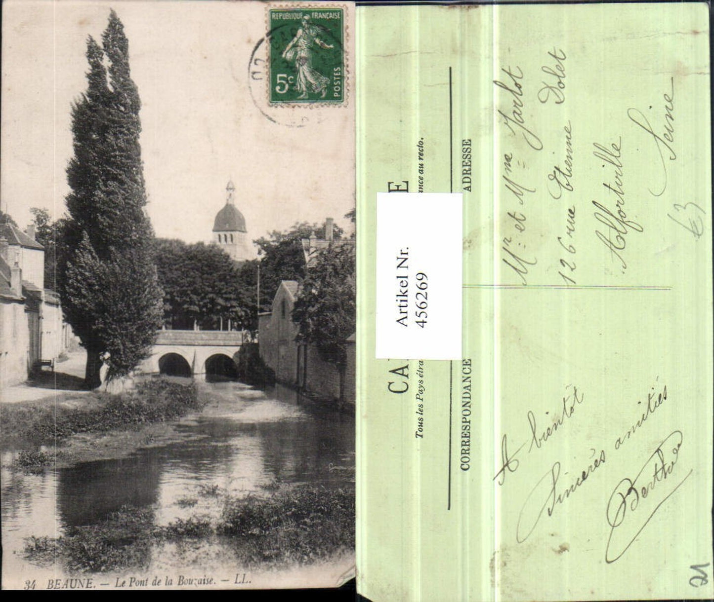 456269,Burgund Cote-Or Beaune Le Pont de la Bouzaise Brücke