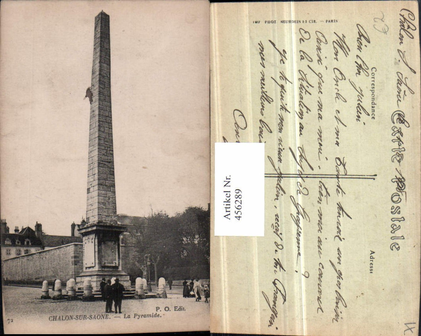 456289,Burgund Saone-et-Loire Chalon-sur-Saone Pyramide Obelisk