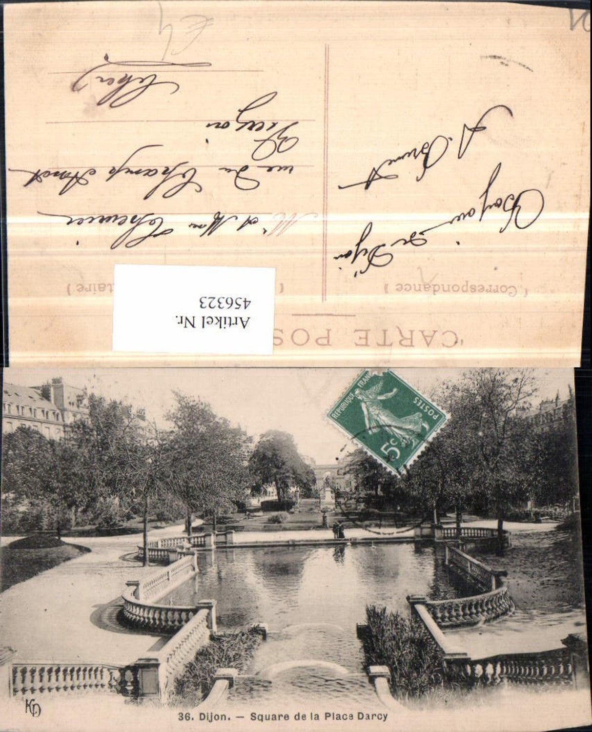 456323,Burgund Cote-Or Dijon Square de la Place Darcy Park