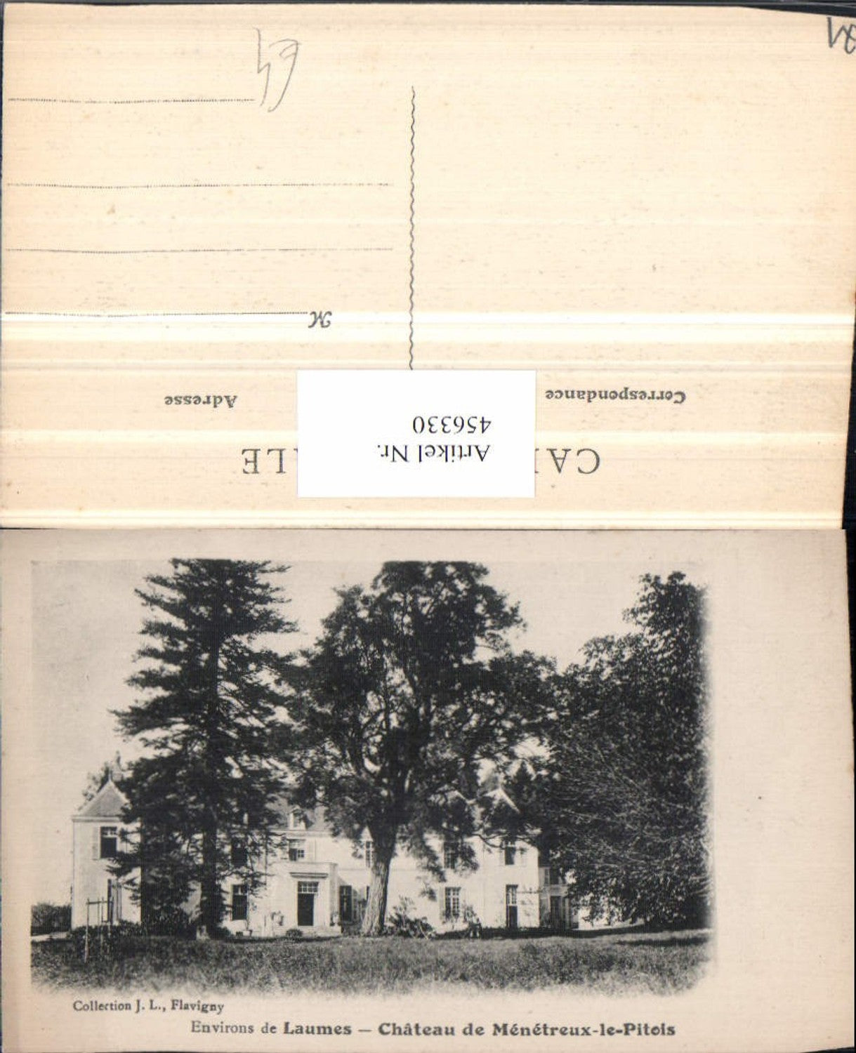 456330,Burgund Cote-Or Laumes Chateau de Menetreux-le-Pitois Schloss
