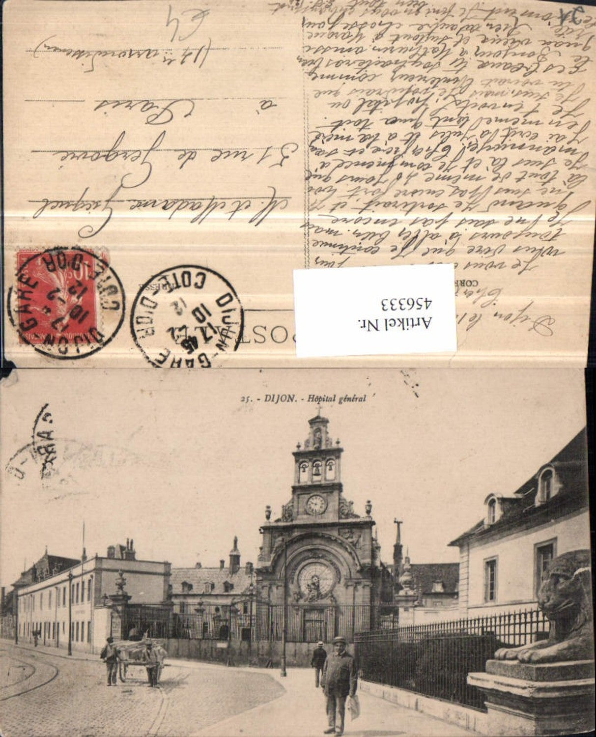 456333,Burgund Cote-Or Dijon Hopital general Krankenhaus