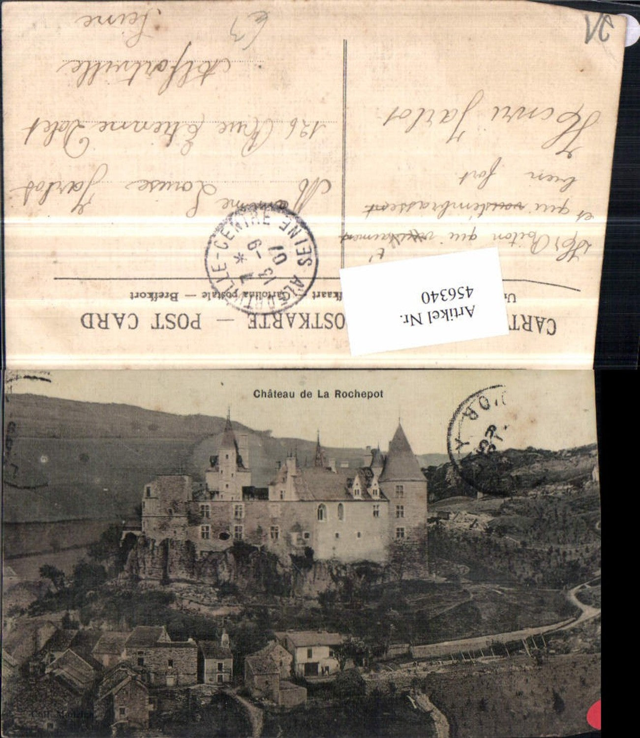 456340,Burgund Cote-Or La Rochepot Chateau Schloss