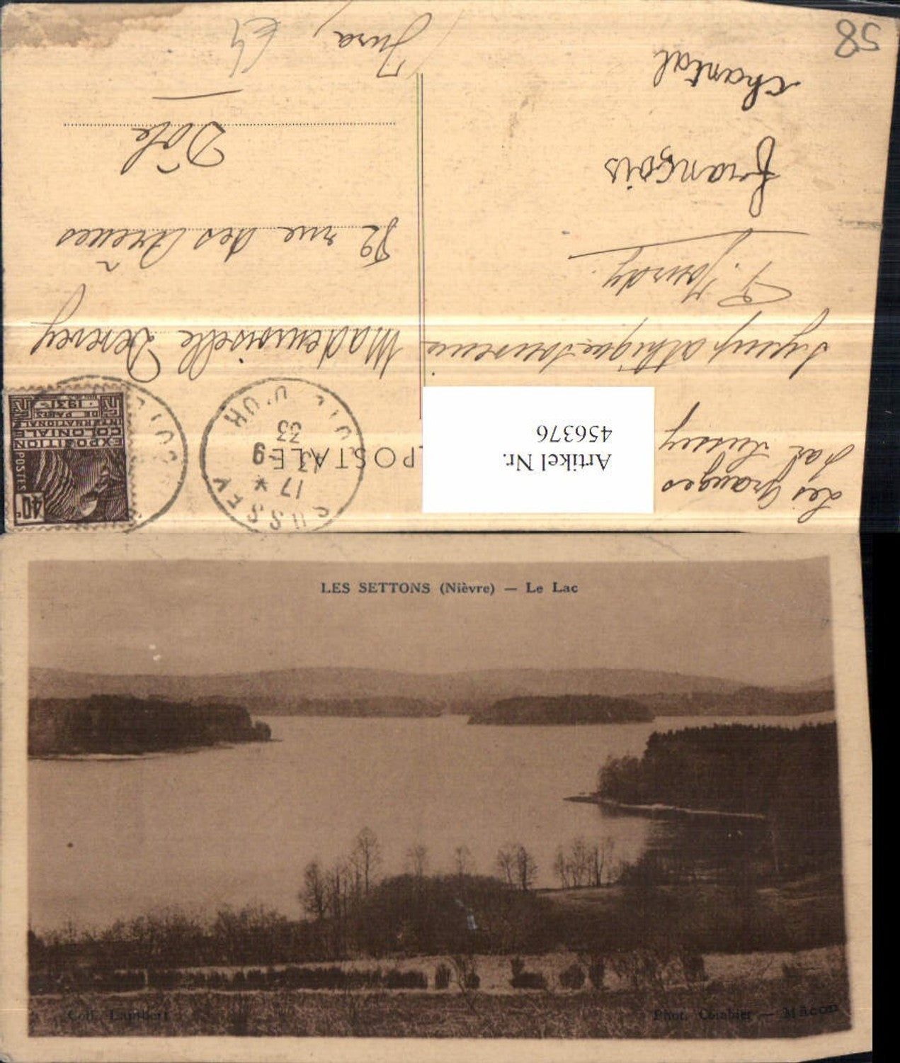 456376,Burgund Nievre Les Settons Le Lac See