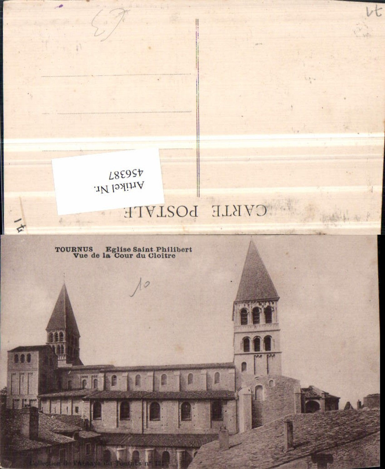 456387,Burgund Saone-et-Loire Tournus Eglise Saint Philibert Kirche