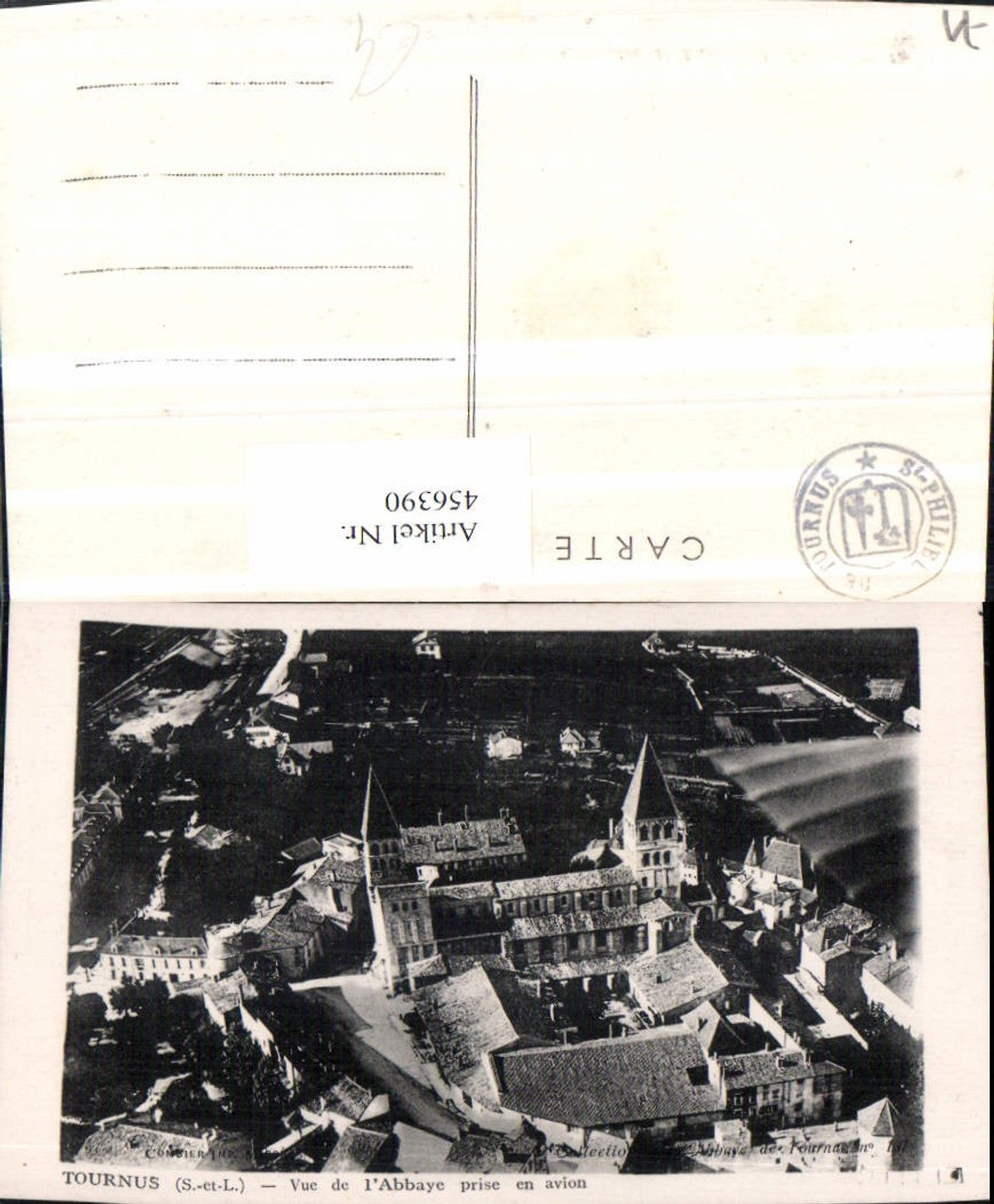 456390,Burgund Saone-et-Loire Tournus Abbaye Abtei Kloster