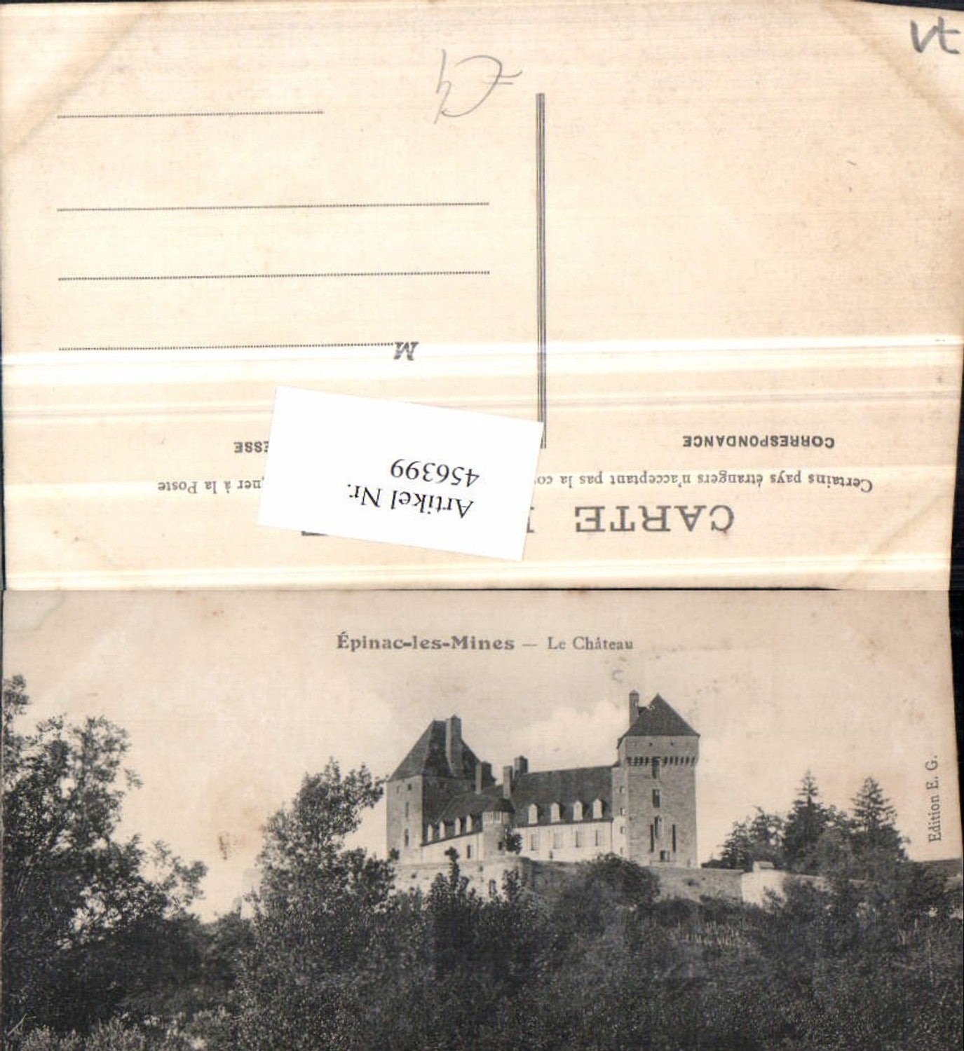 456399,Burgund Saone-et-Loire Epinac-les-Mines Chateau Schloss