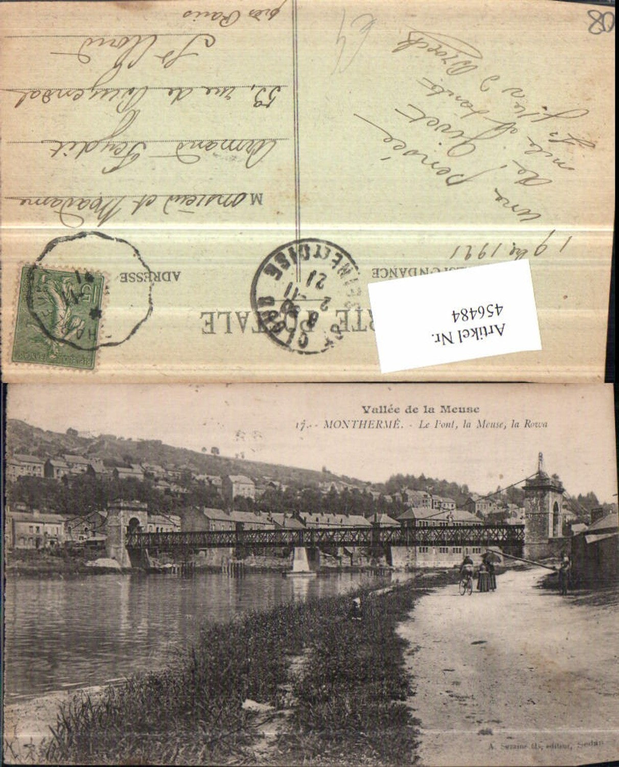 456484,Champagne-Ardenne Ardennes Montherme Pont Brücke