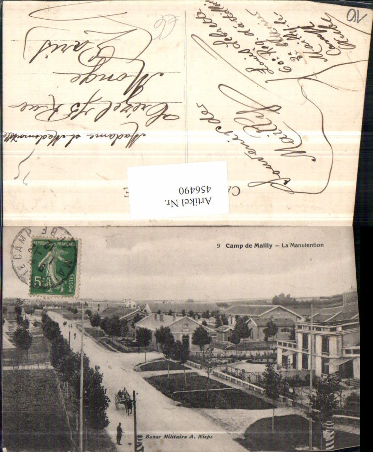 456490,Champagne-Ardenne Aube Camp de Mailly Manutention Straße