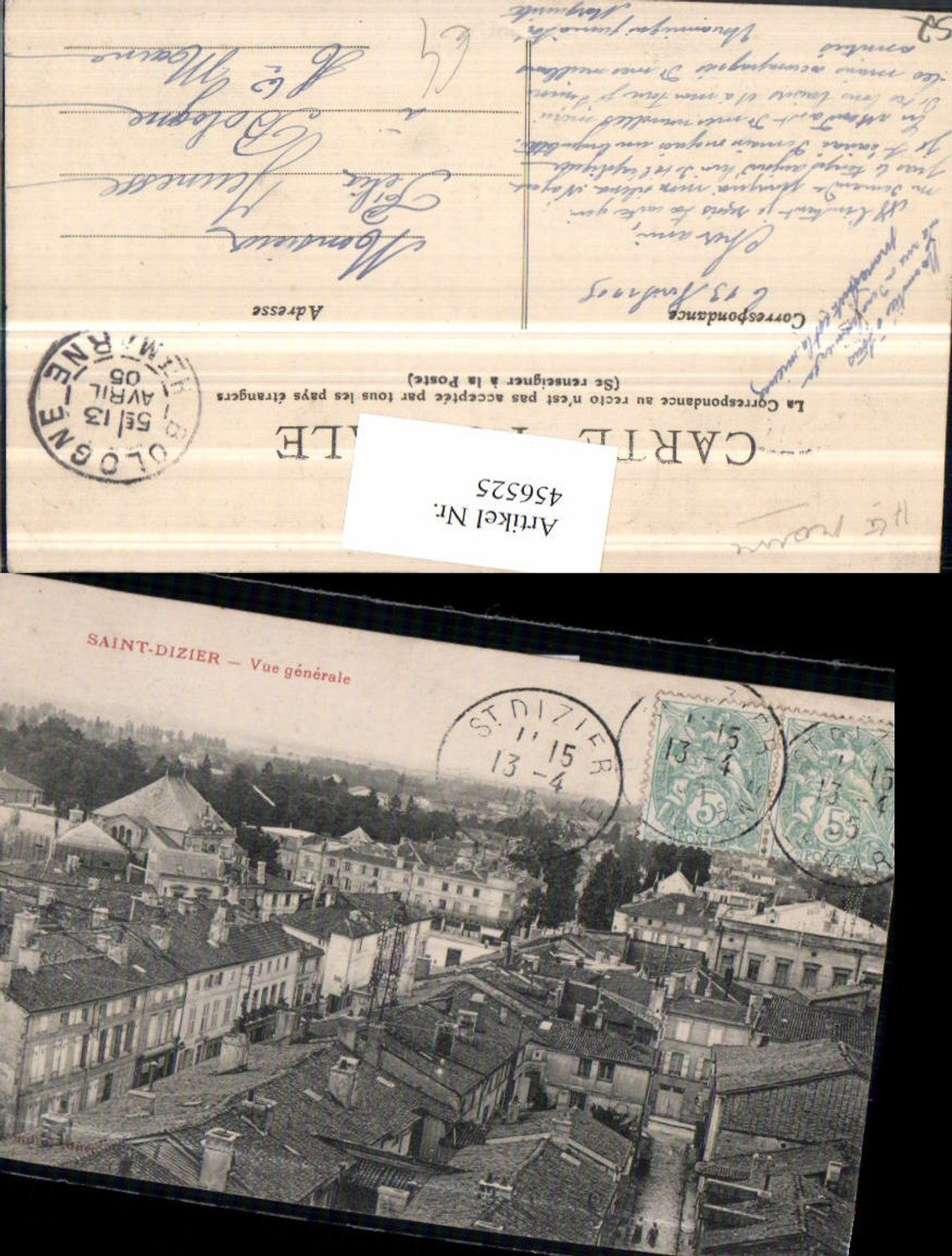456525,Champagne-Ardenne Haute-Marne Saint-Dizier Vue generale Totale