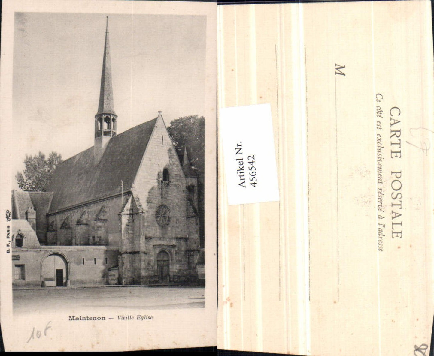 456542,Centre Eure-et-Loir Maintenon Vieille Eglise Kirche