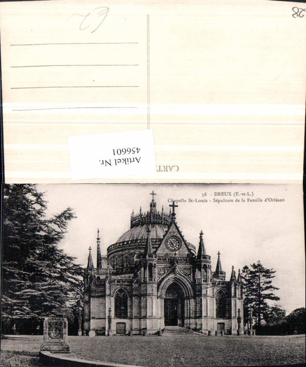 456601,Centre Eure-et-Loire Dreux Chapelle St-Louis Kapelle Kirche