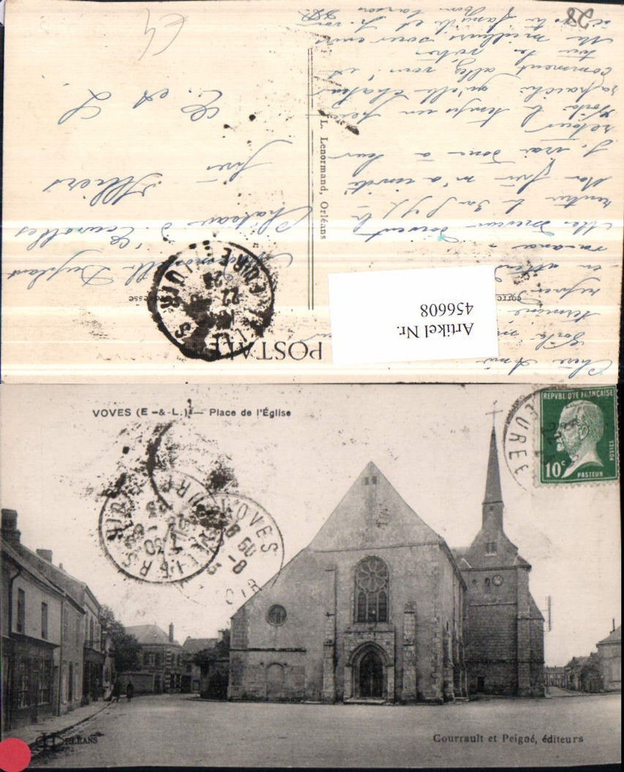 456608,Centre Eure-et-Loire Voves Place de l'Eglise Church