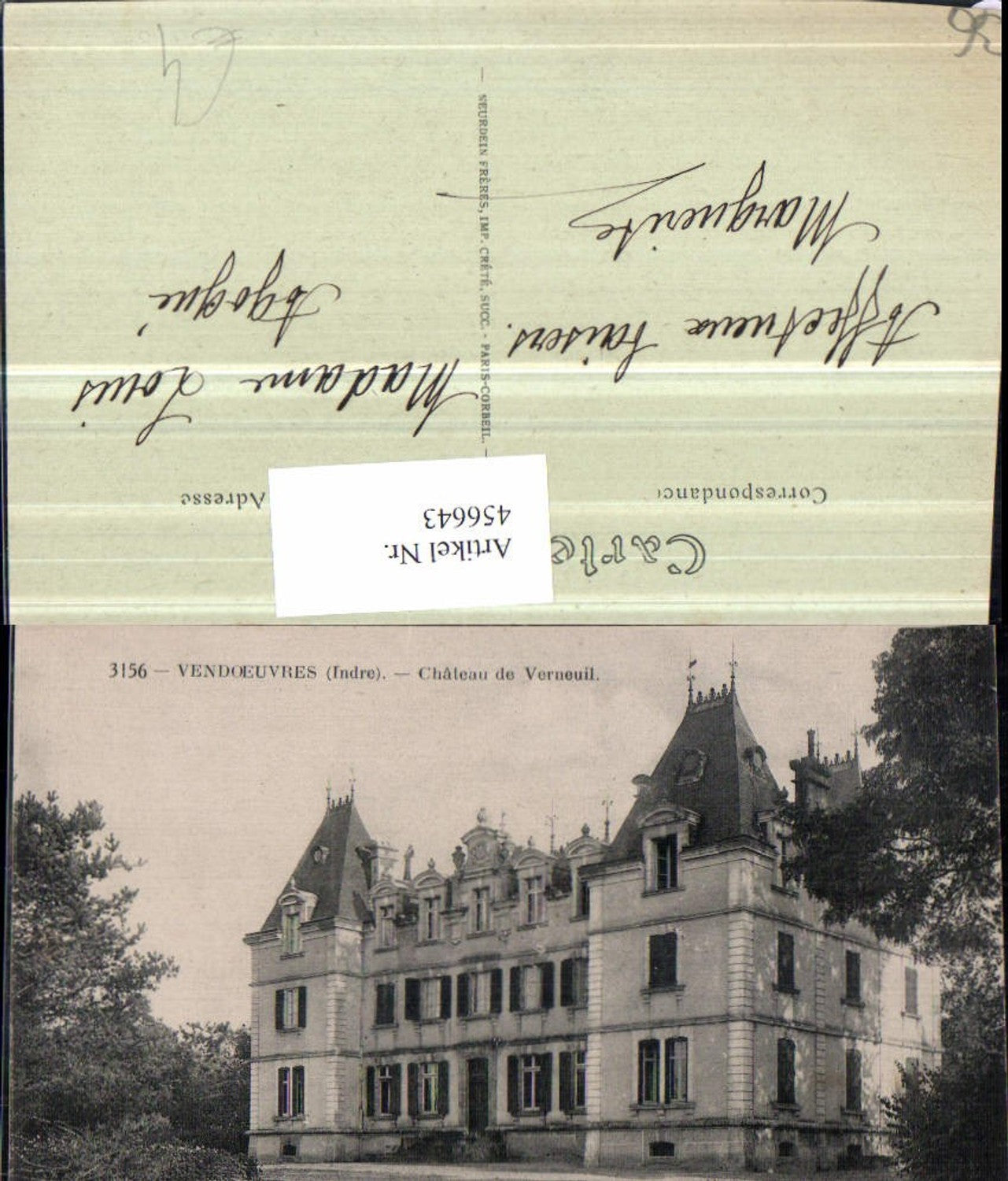 456643,Centre Indre Vendoeuvres Chateau Verneuil Castle