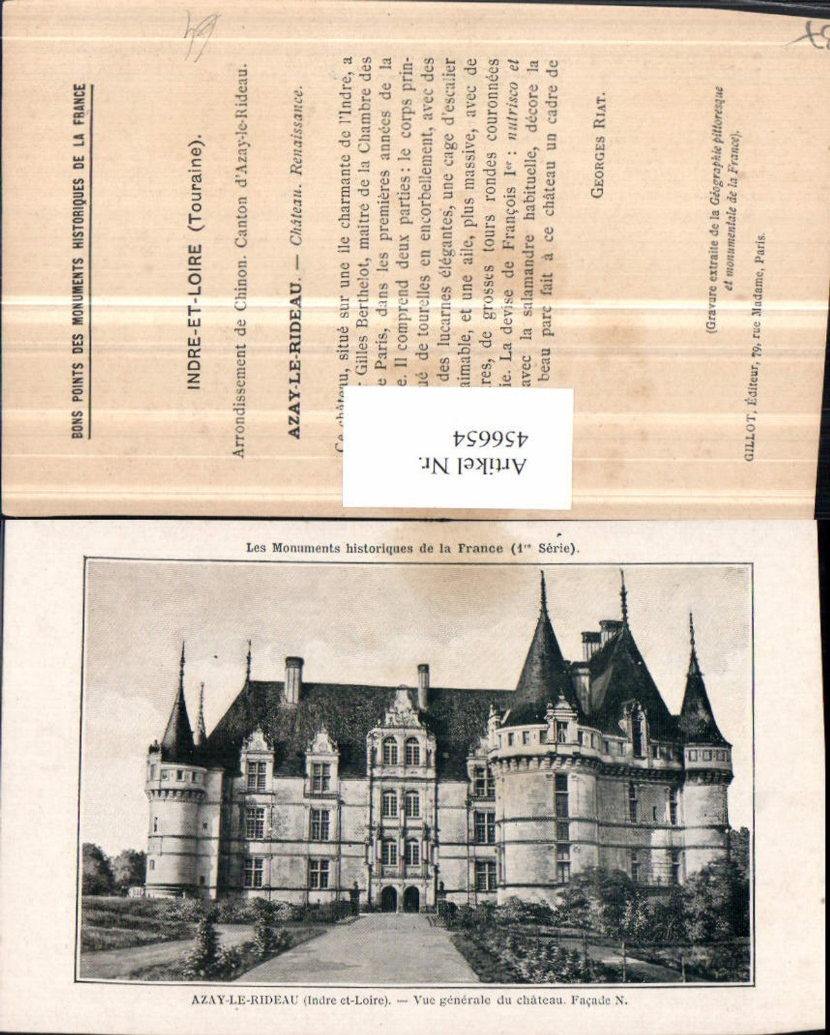 456654,Centre Indre-et-Loire Azay-le-Rideau Chateau Schloss