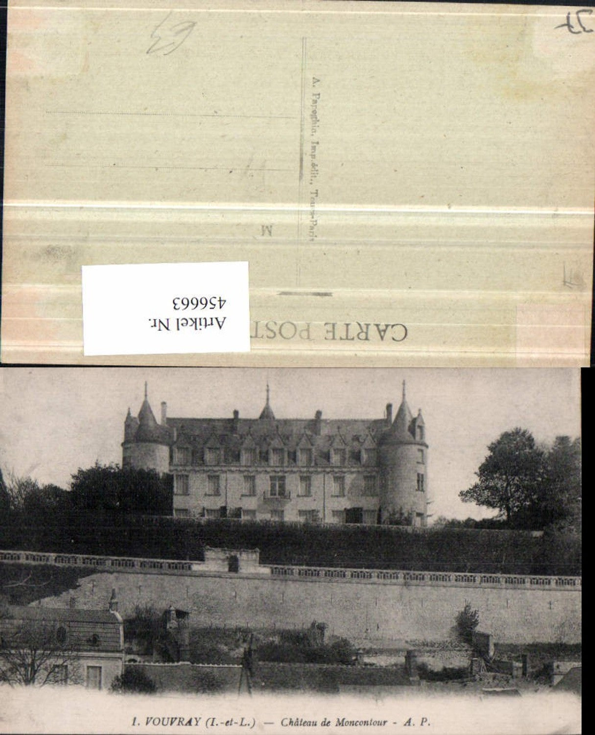 456663,Centre Indre-et-Loire Vouvray Chateau de Moncontour Schloss