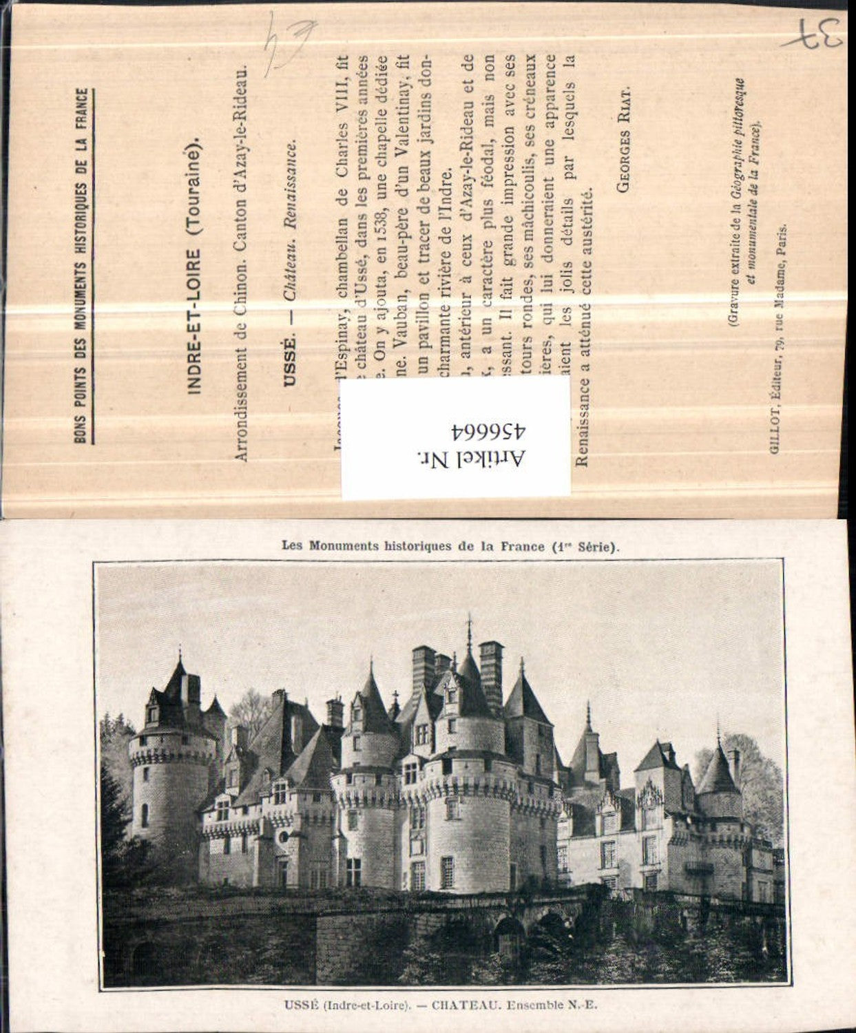 456664,Centre Indre-et-Loire Usse Chateau Castle