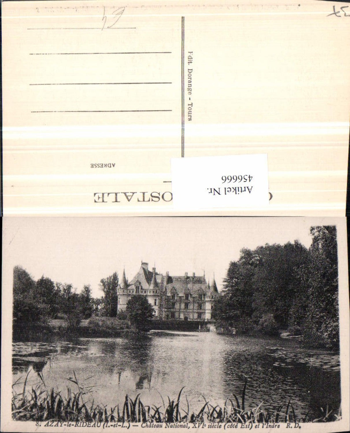 456666,Centre Indre-et-Loire Azay-le-Rideau Chateau National Schloss
