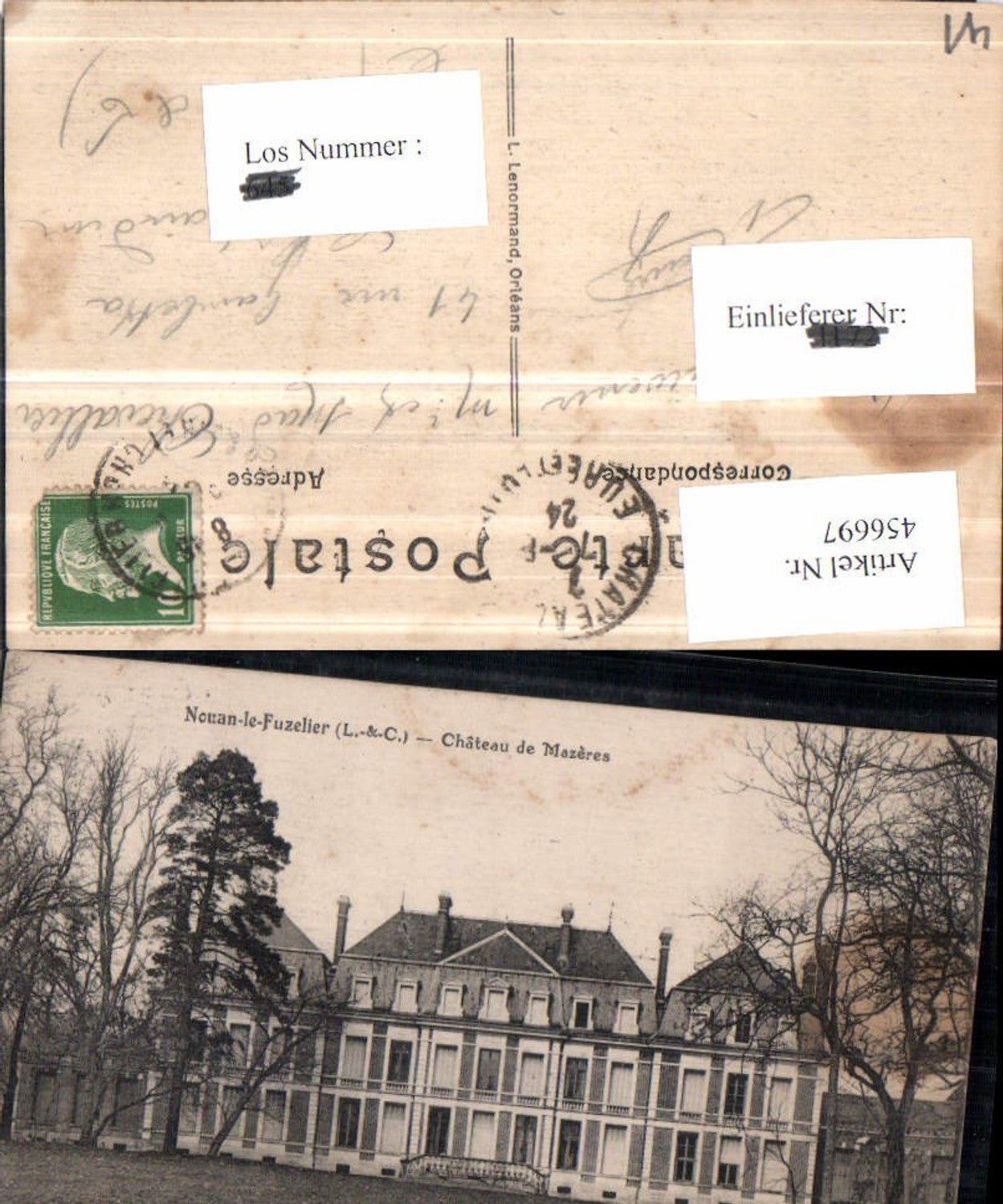 456697,Centre Loire-et-Cher Nouan-le-Fuzelier Chateau Mazeres Schloss