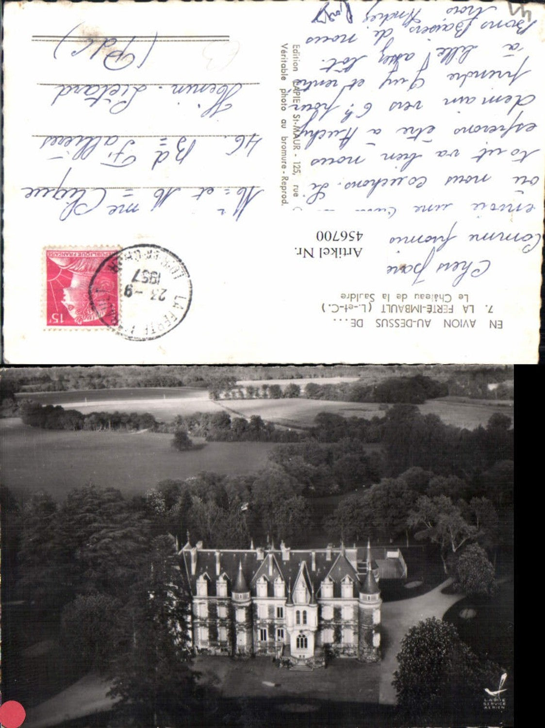 456700,Centre Loire-et-Cher La Ferte-Imbault Chateau Sauldre Schloss