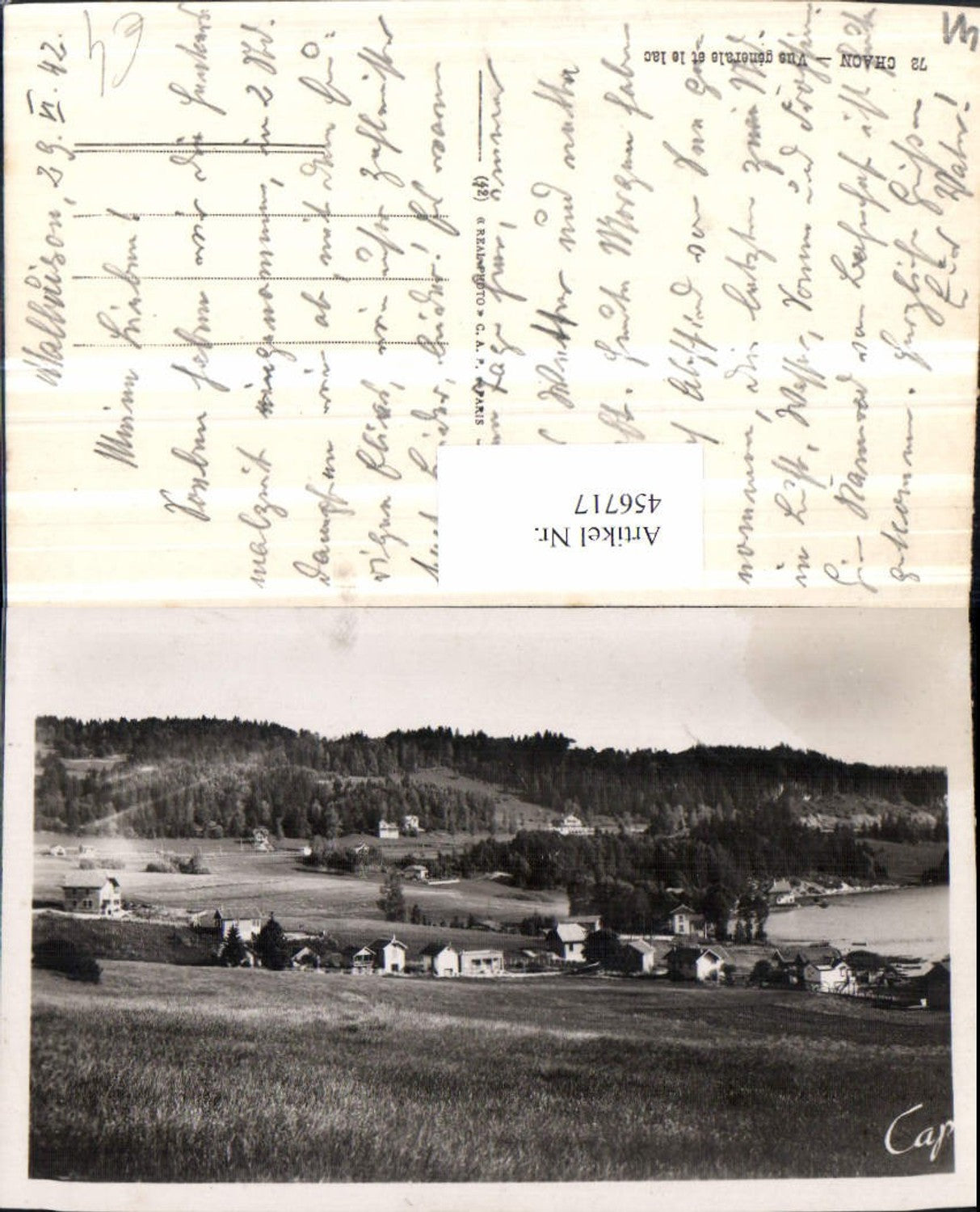 456717,Centre Loire-et-Cher Chaon Vue generale et le lac Totale See