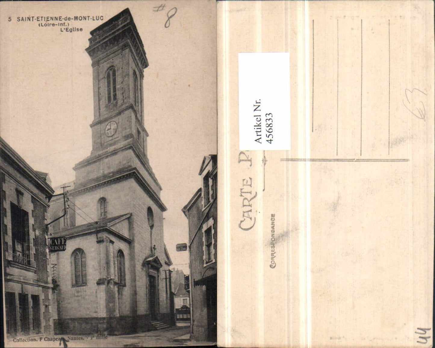 456833,Pays da la Loire Loire-Atlantique Saint-Etienne-de-Mont-Luc Eglise Kirche