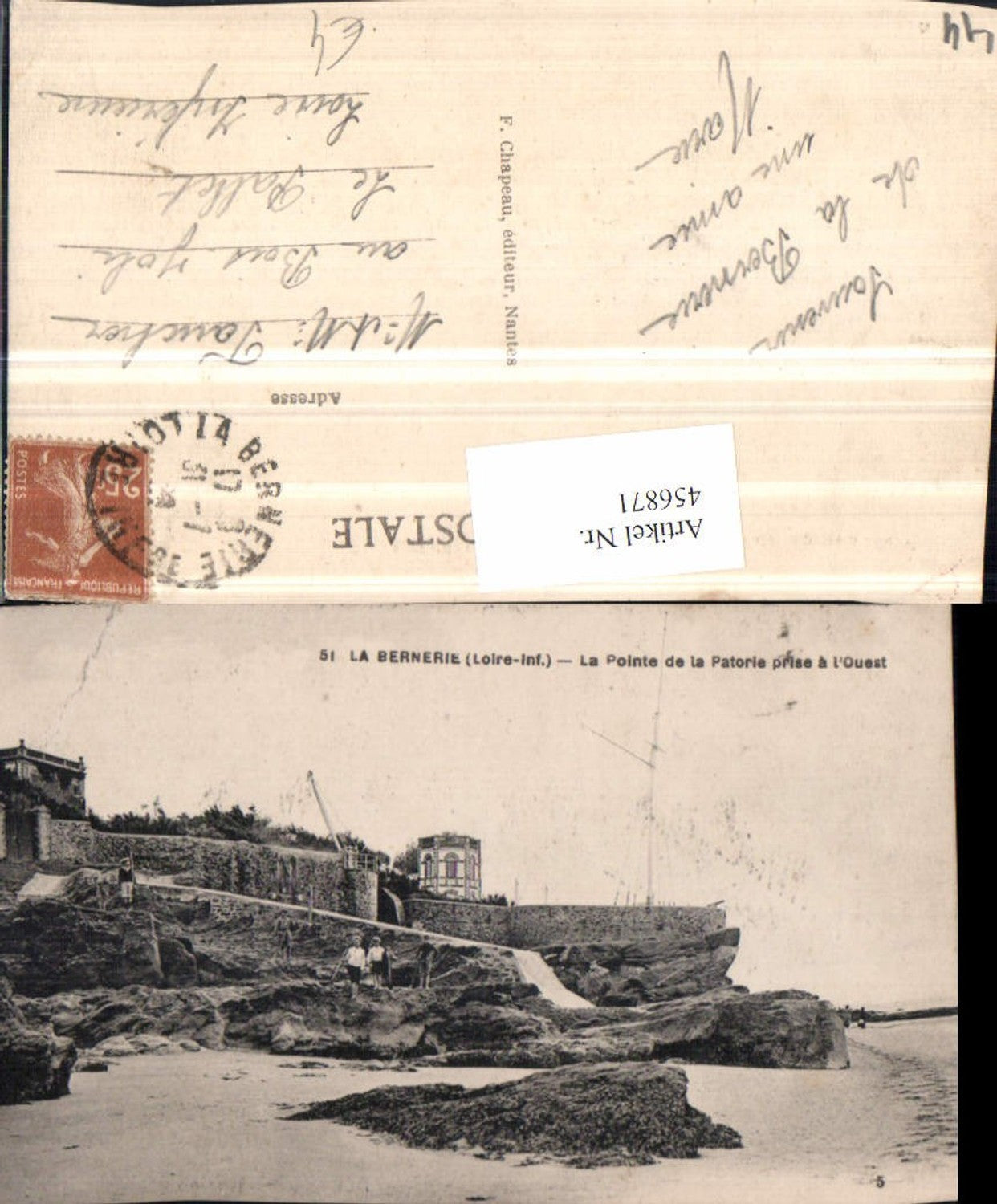 456871,Pays de la Loire Loire-Atlantique La Bernerie Pointe de la Patorie Küste