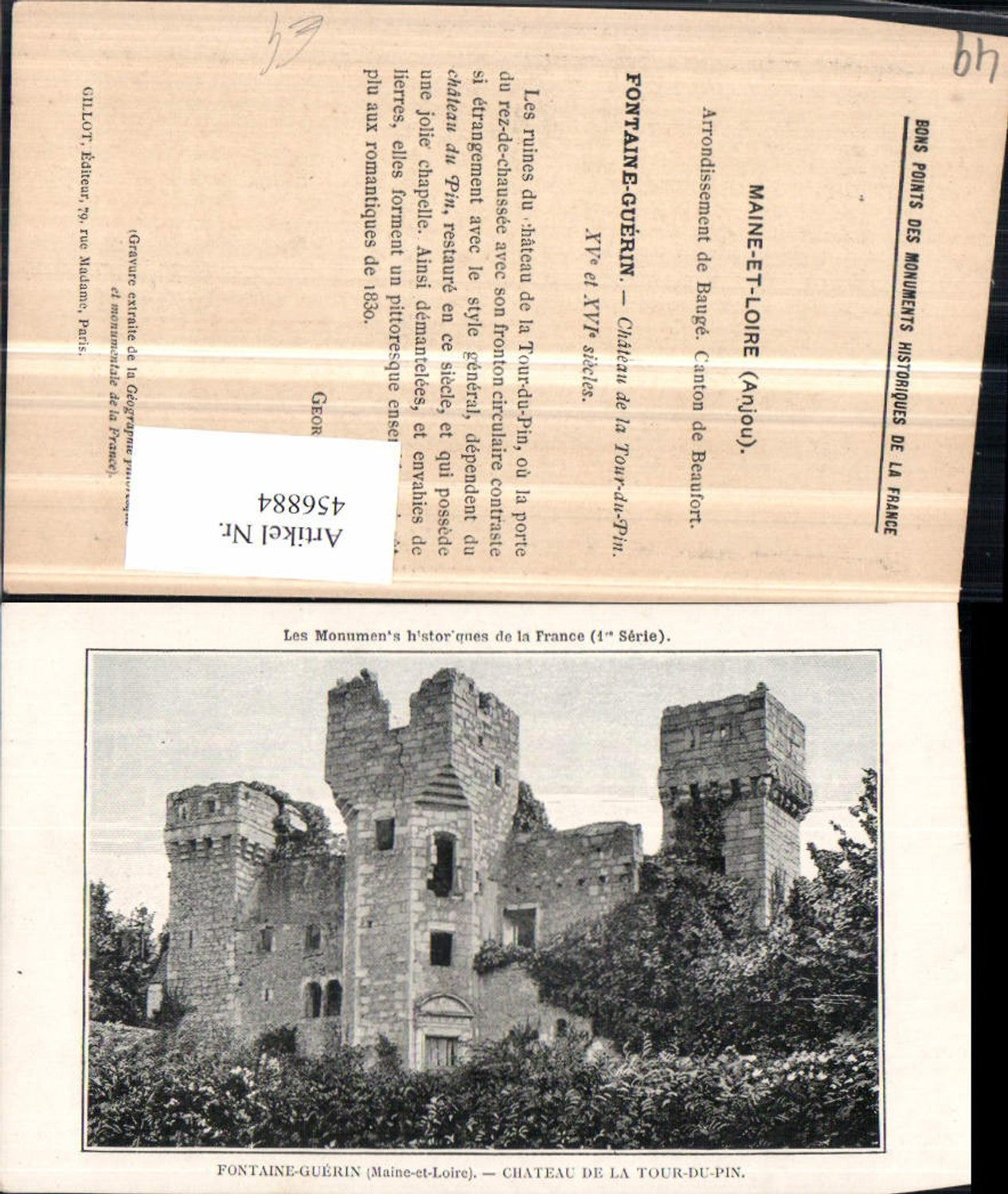 456884,Pays de la Loire Maine-et-Loire Fontaine-Guerin Chateau Tour-du-Pin Schloss