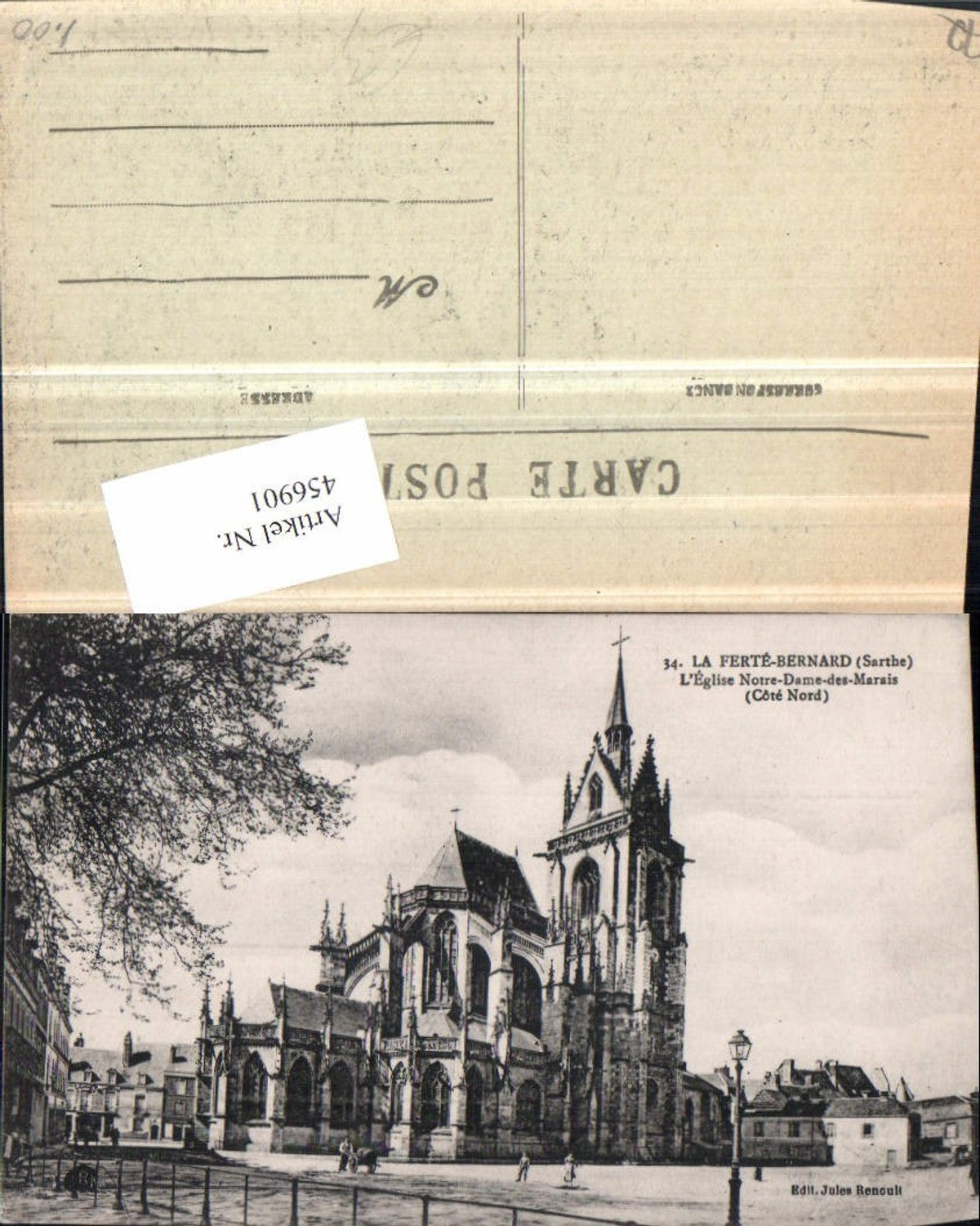 456901,Pays de la Loire Sarthe Ferte-Bernard Eglise Notre-Dame-des-Marais Kirche