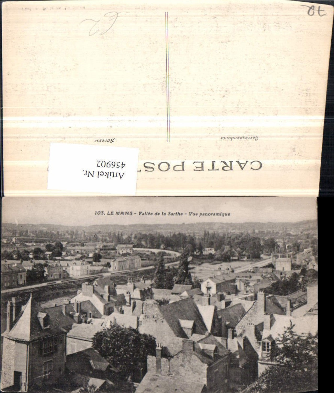 456902,Pays de la Loire Sarthe Le Mans Vue panoramique Totale