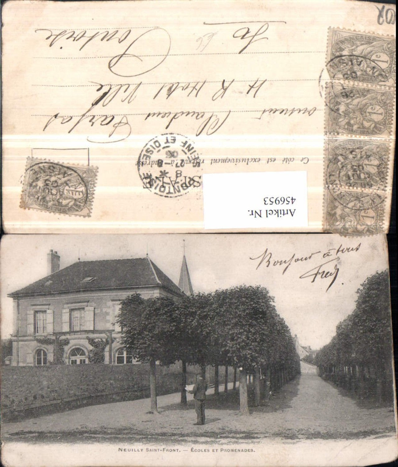 456953,Picardie Aisne Neuilly-Saint-Front Ecoles Promenades Schule