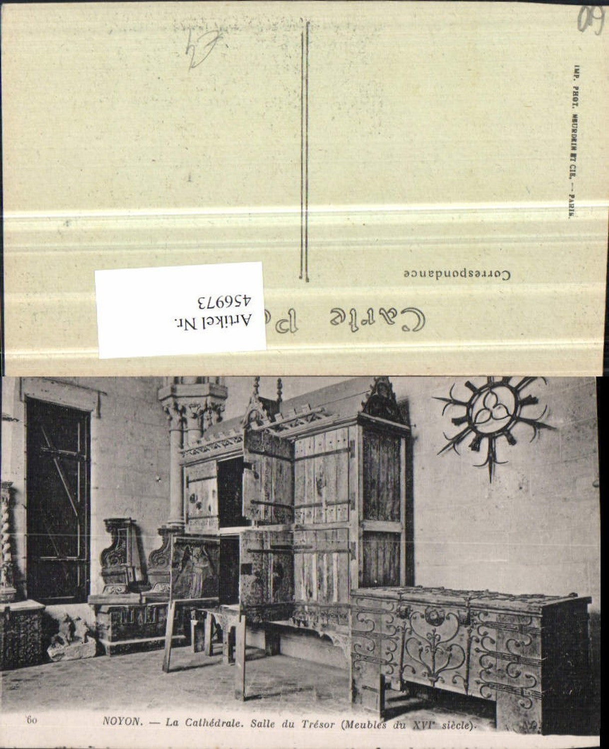 456973,Picardie Oise Noyon Cathedrale Salle du Tresor Innenansicht