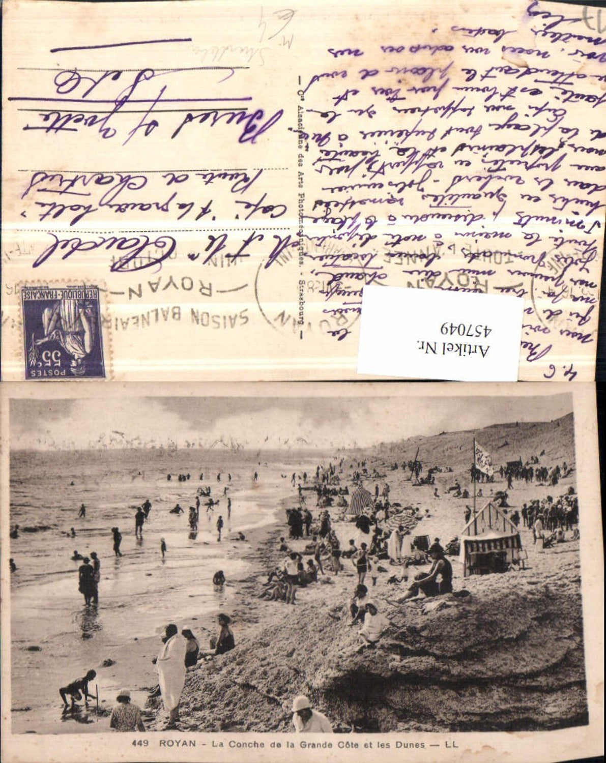 457049,Poitou-Charentes Charente-Maritime Royan Plage Strandleben Strand