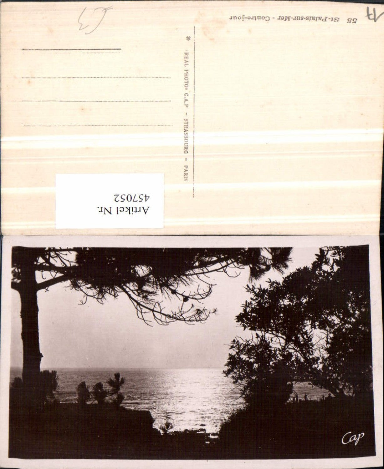 457052,Poitou-Charentes Charente-Maritime St-Palais-sur-Mer Contre-jour Ausblick