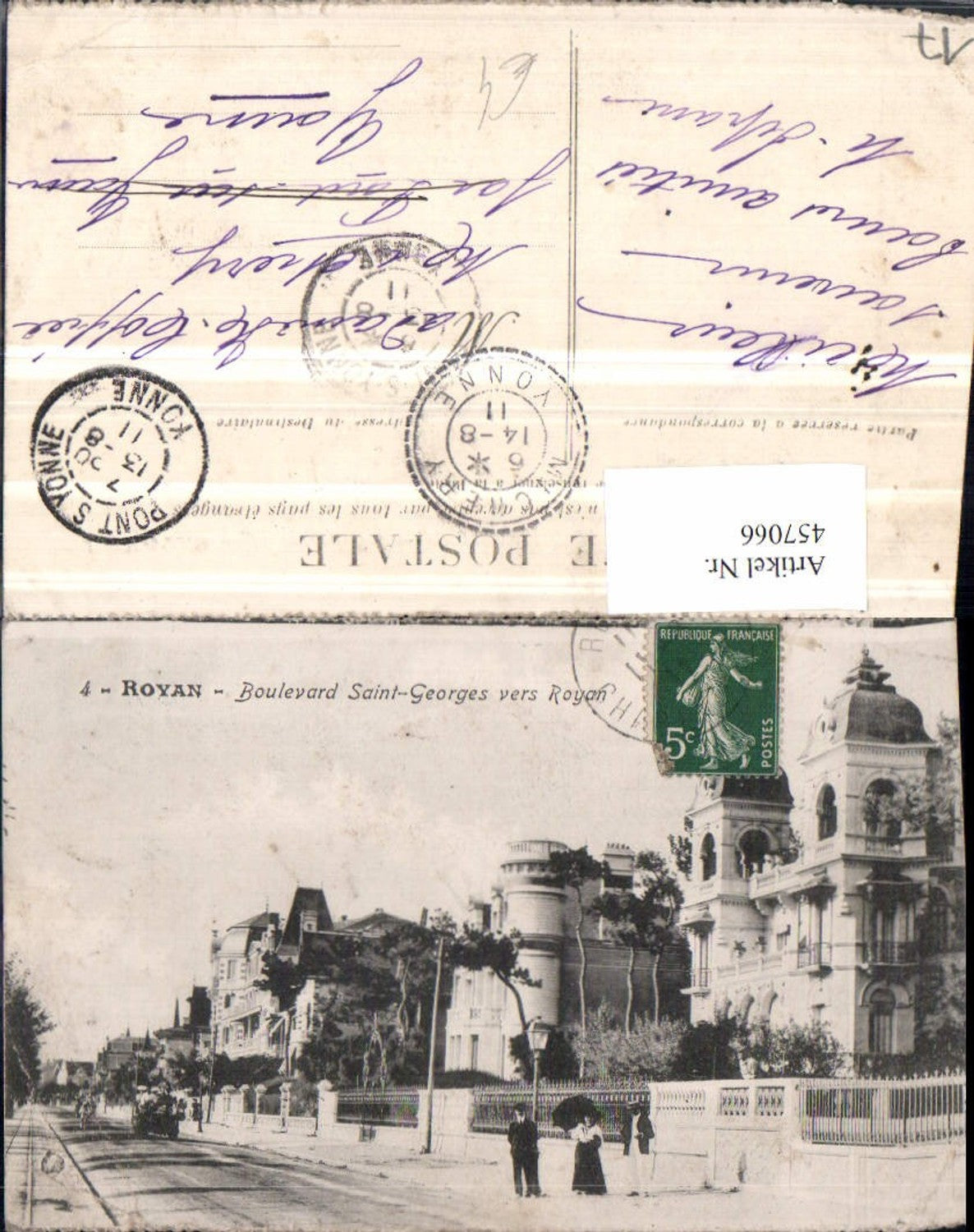 457066,Poitou-Charentes Charente-Maritime Royan Boulevard Saint-Georges
