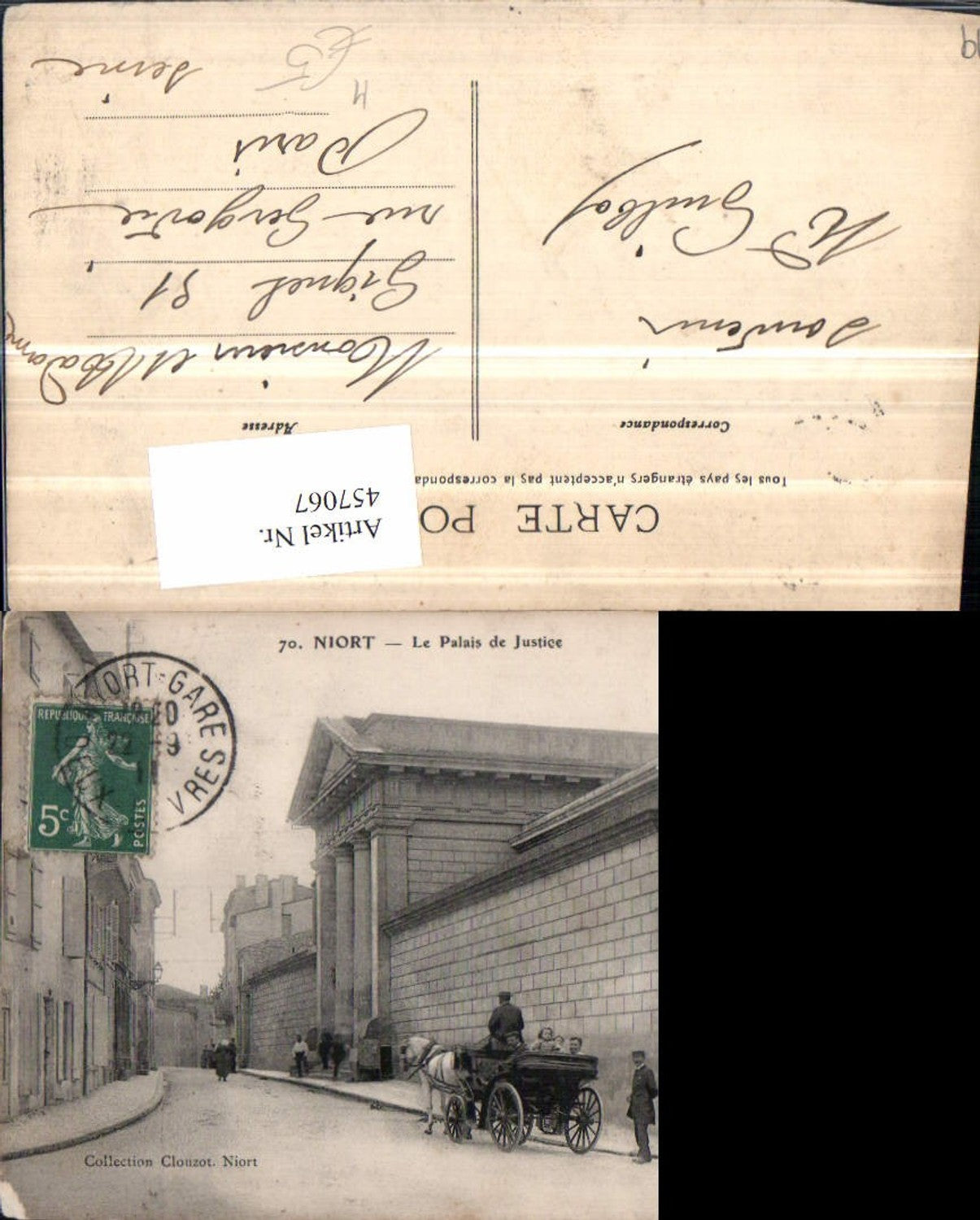 457067,Poitou-Charentes Deux-Sevres Niort Palais Justice Justizpalast