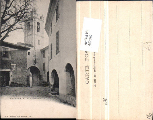 457080,Provence-Alpes-Cote-Azur Alpes-Maritimes Cagnes Le Clocher Glockenturm