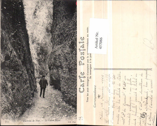 457086,Provence-Alpes-Cote-Azur Alpes-Maritimes Nice Nizza Vallon obscur Schlucht