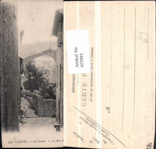 457091,Provence-Alpes-Cote-Azur Alpes-Maritimes Cannes Cannet Rue Arc Partie
