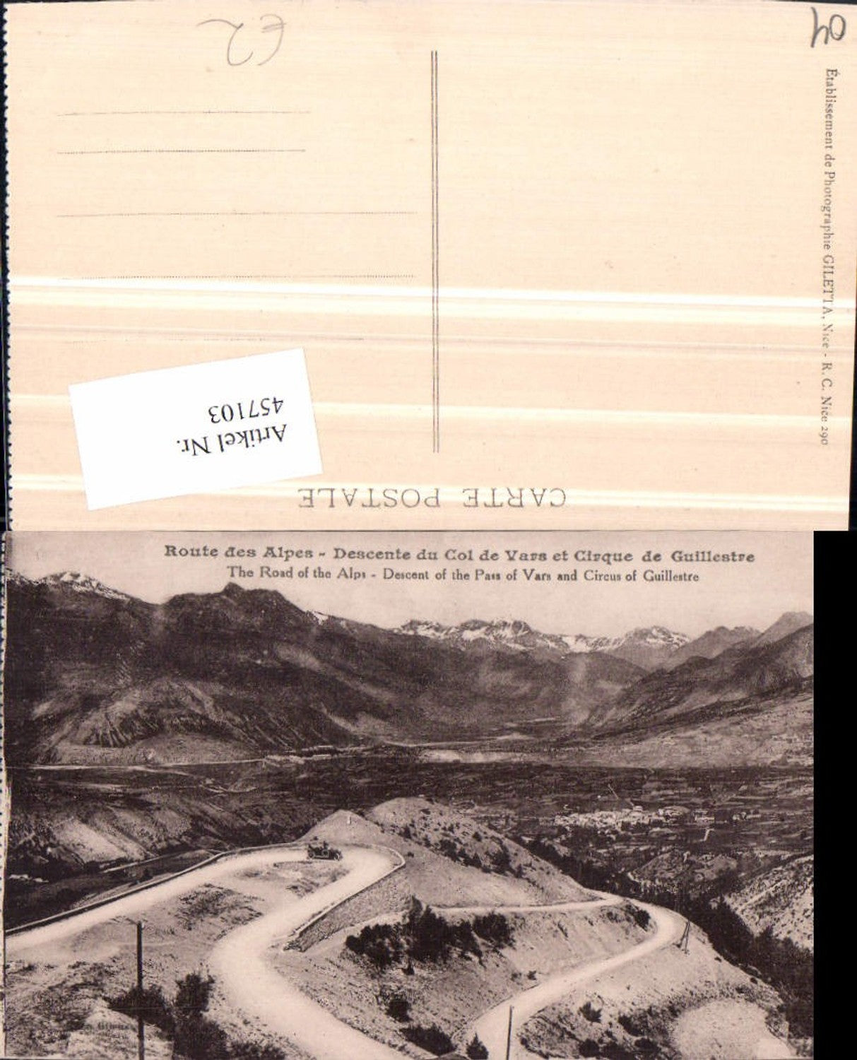 457103,Provence-Alpes-Cote-Azur Alpes-de-Haute-Provence Col de Vars Bergkulisse