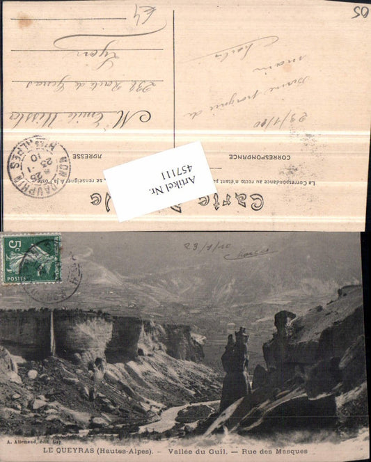 457111,Provence-Alpes-Cote-Azur Hautes-Alpes Queyras Vallee Guil Rue Masques