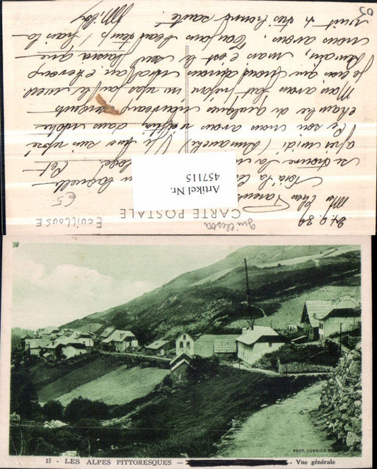 457115,Provence-Alpes-Cote-Azur Hautes-Alpes Ecuillouse Vue generale Teilansicht