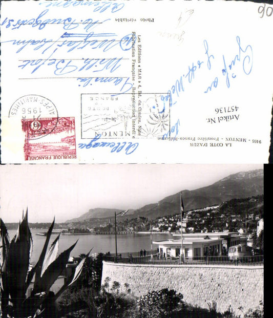 457136,Provence-Alpes-Cote-Azur Alpes-Maritimes Menton Frontiere Grenze