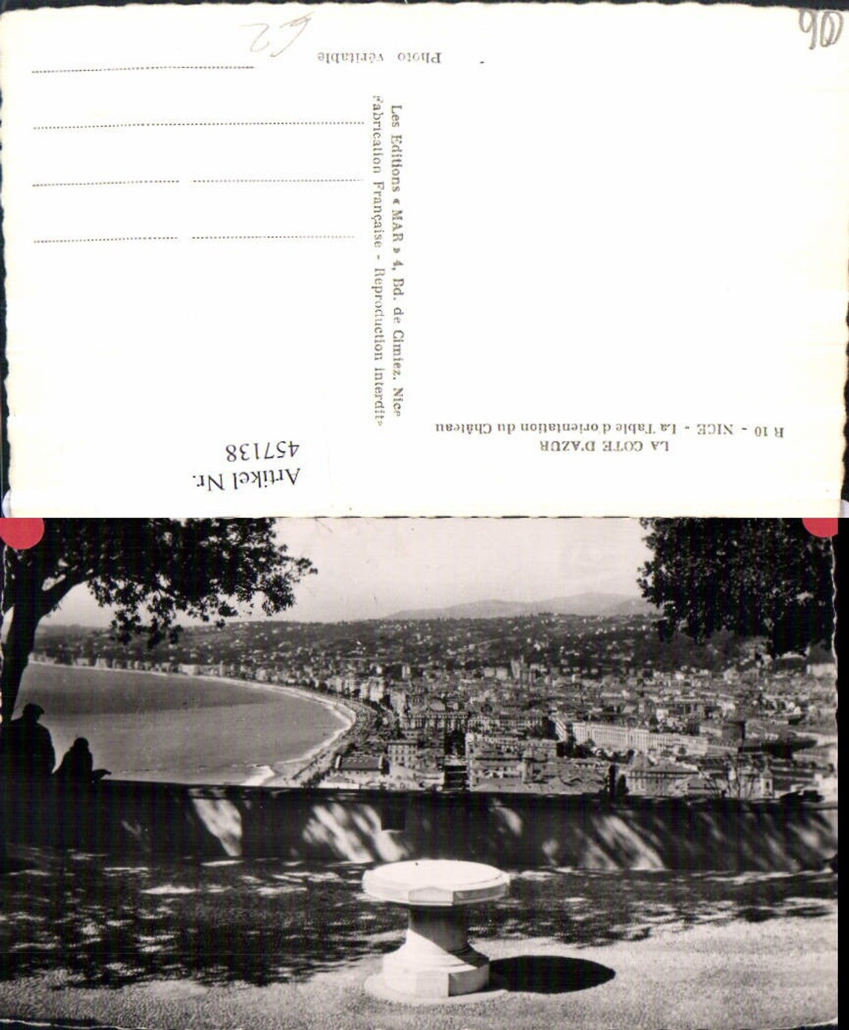 457138,Provence-Alpes-Cote-Azur Alpes-Maritimes Nice Nizza Table orientation Tisch