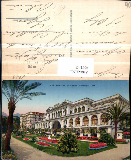 457145,Provence-Alpes-Cote-Azur Alpes-Maritimes Menton Casino Municipal